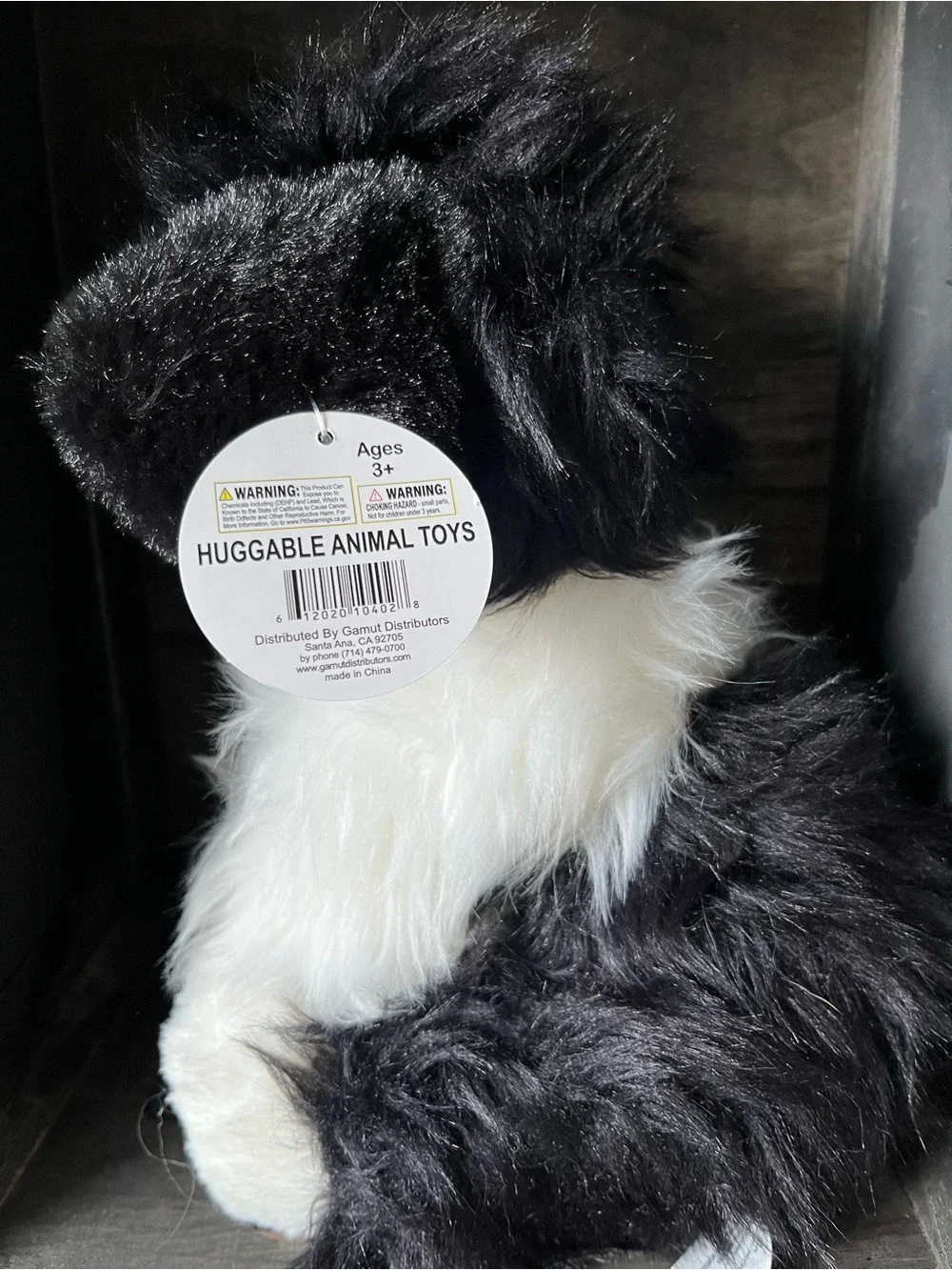 Plushies Border Collie Stuffed Dog Black White Plush Thoughtfully Made